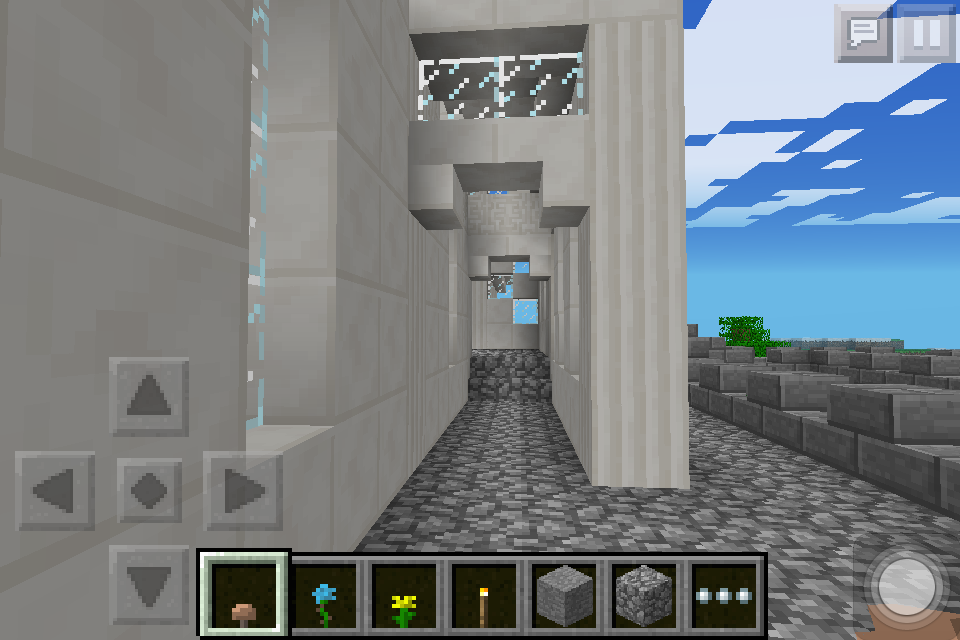 マイクラpeでシンデレラ城建築 Part19 教会建築の内装 通勤でマイクラpe