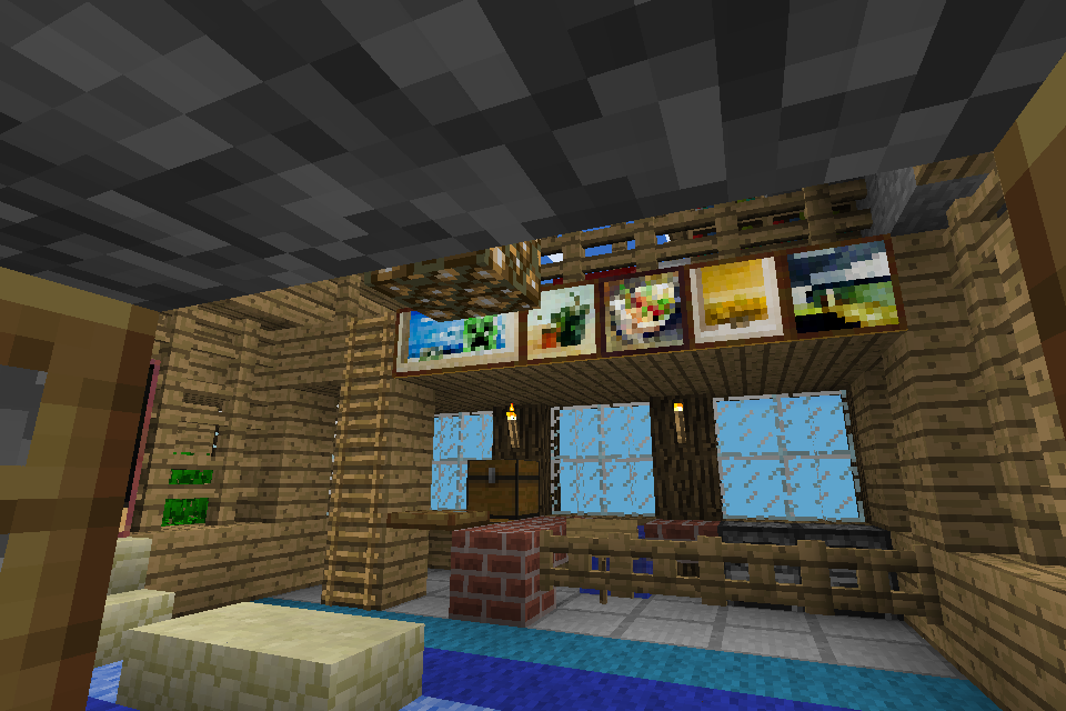 マイクラpeでシンデレラ城建築 Part23 小さな港町と海を照らす灯台 通勤でマイクラpe