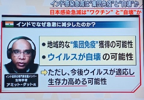 12 インド ウイルスの自壊か