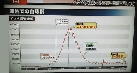 11 インド ウイルスの自壊か