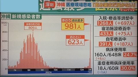 沖縄感染者推移0106