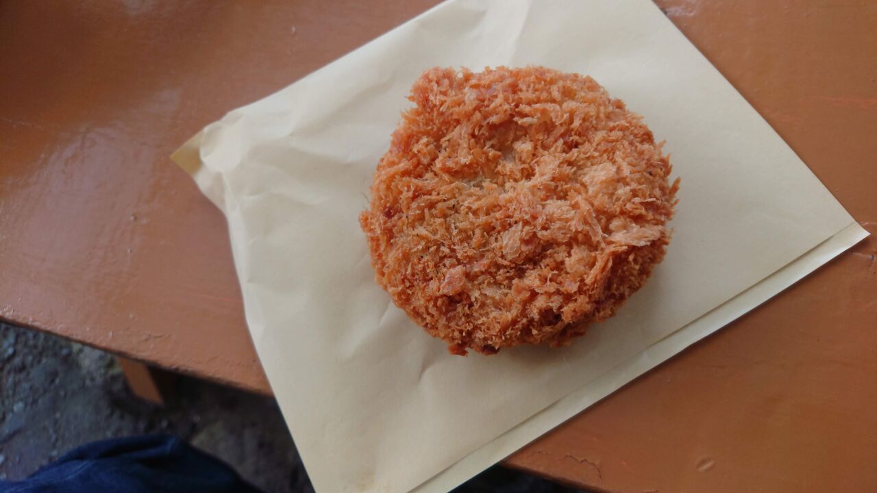 ゆばコロッケ頂きました 華厳滝 菱屋 京都民の食べるの大好き ゆばコロッケ頂きました 華厳滝 菱屋 京都民の食べるの大好き