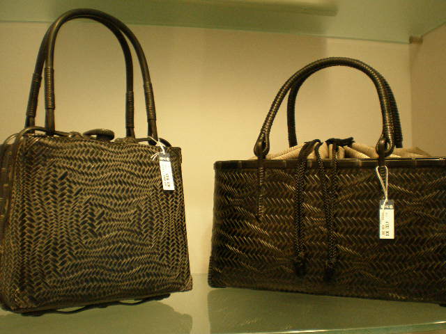 渡邉勝竹斎の竹籠バック