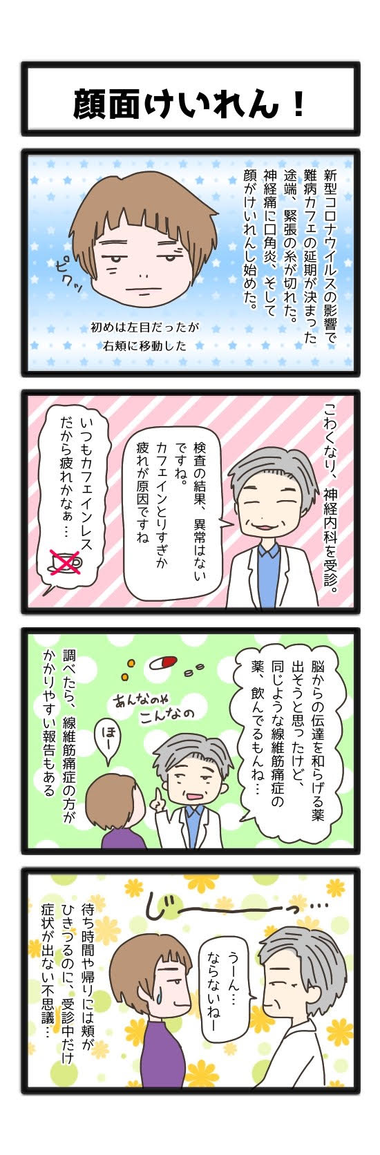 顔面けいれん 雨ニモ負ケズ 病ニモ負ケズ