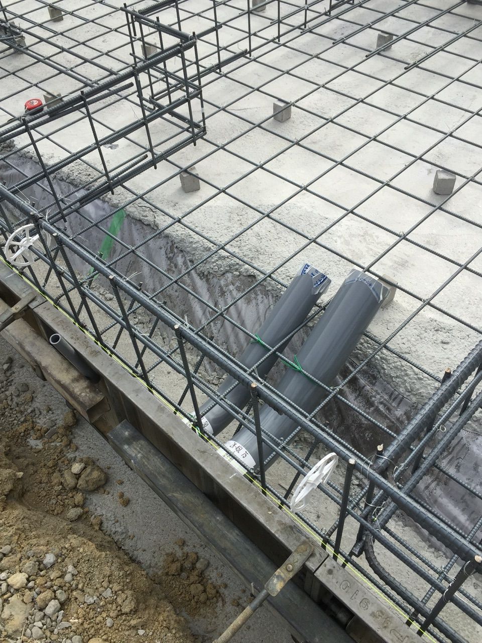 新築住宅の基礎内配管 工事現場 Blog 新築住宅の基礎内配管 工事現場 Blog