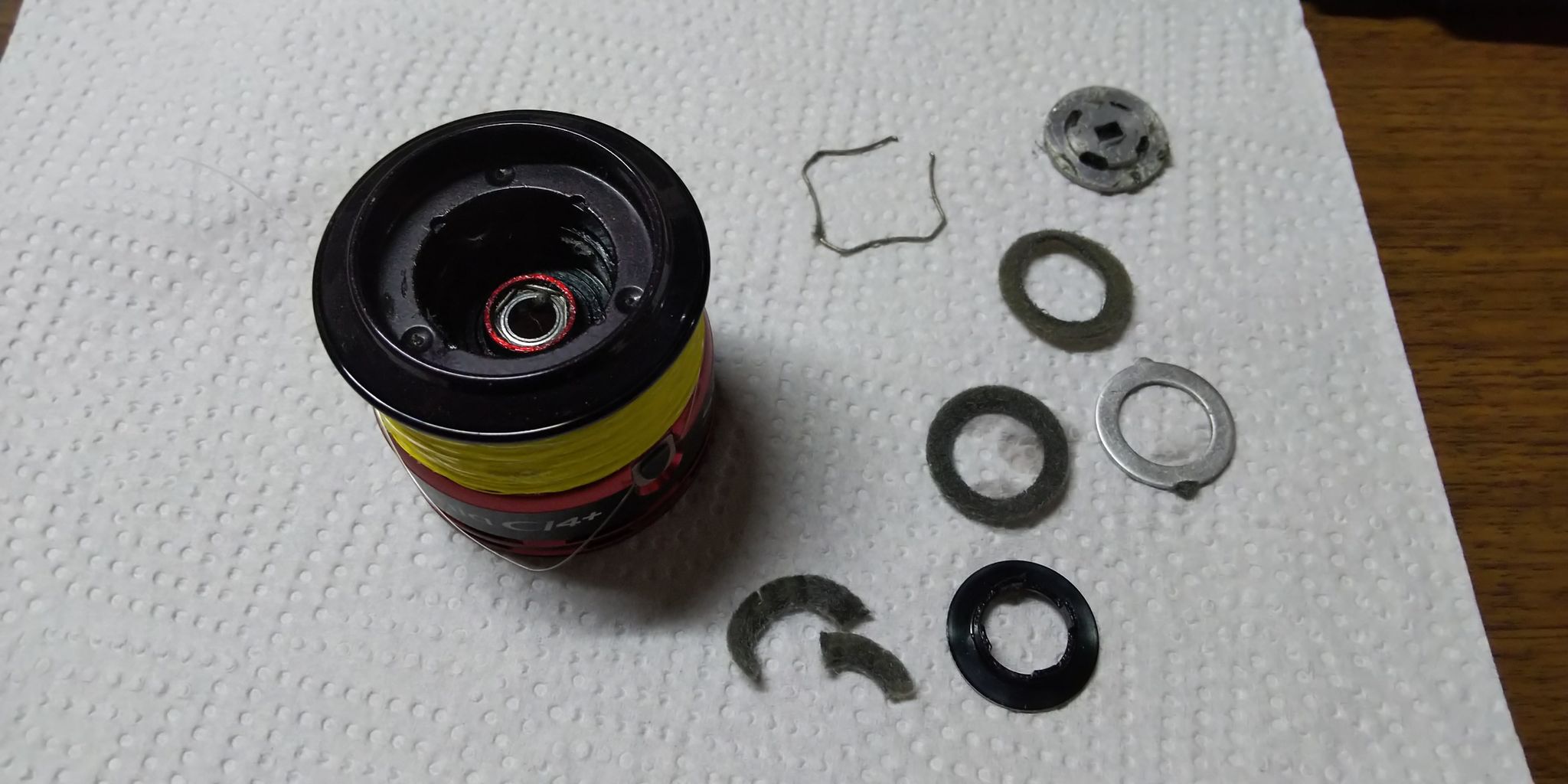 スピニングのドラグワッシャー交換 京から釣り人