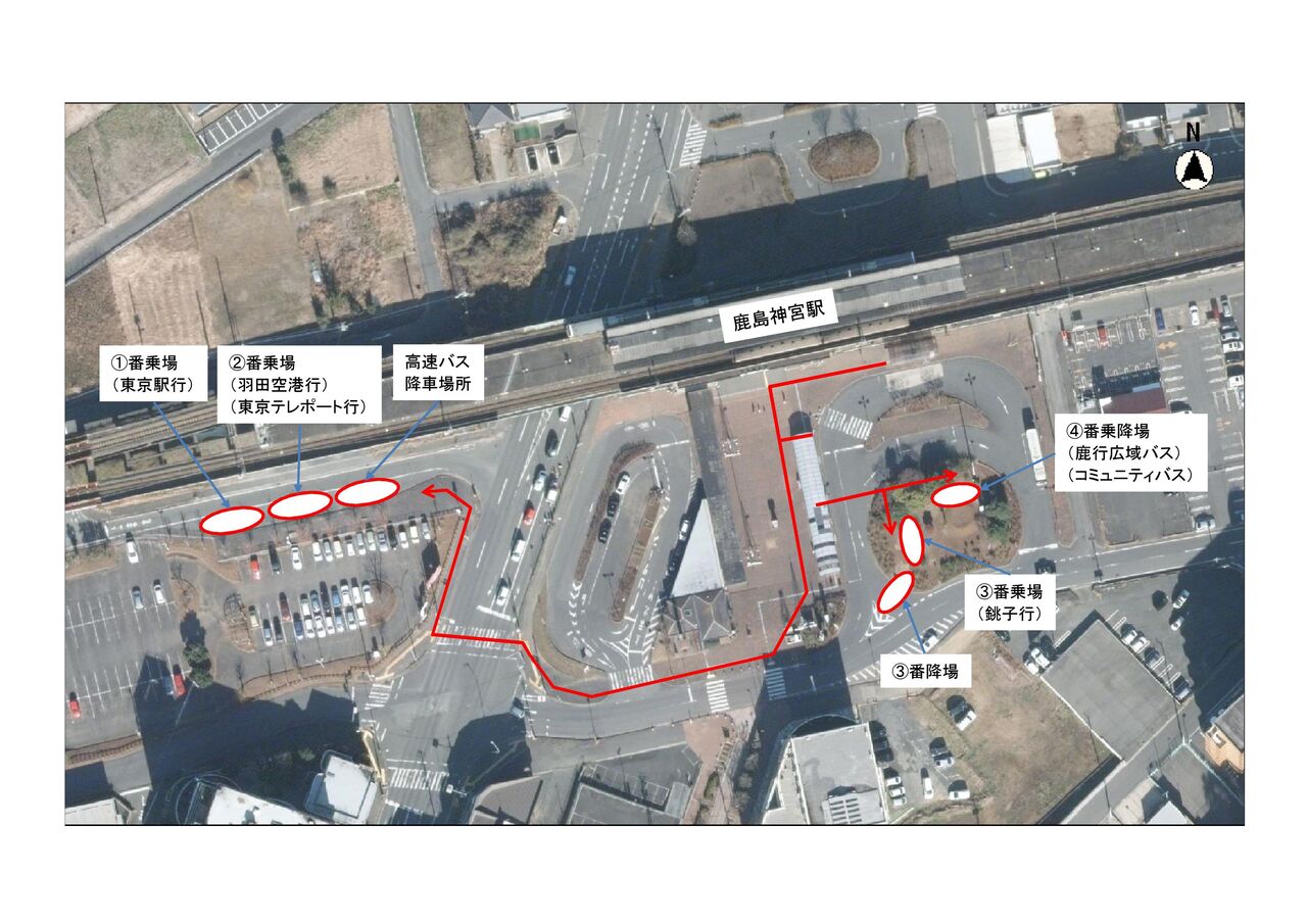 市役所 鹿島神宮駅の高速バス乗り場等 乗り場の変更に注意 カシマくらし 市役所 鹿島神宮駅の高速バス乗り場等 乗り場の変更に注意 カシマくらし