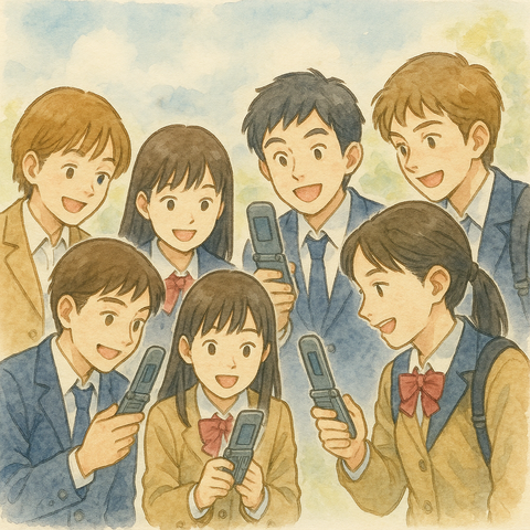 ガラケー持ち