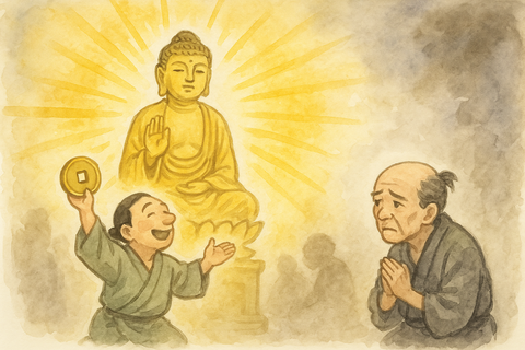 阿弥陀の光も金次第