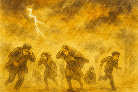 黄砂雷雨