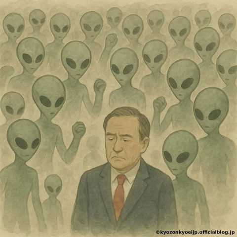 退陣を求めるデモ