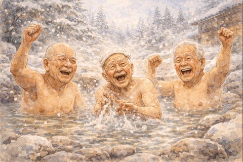 2月4日は高齢者安全入浴の日