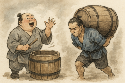 空樽は音が高い
