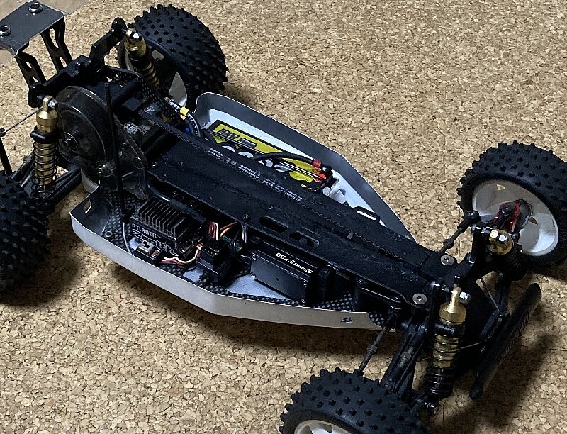 ターボオプティマミッドスペシャル＞7. メカ搭載（ブラシレス対応