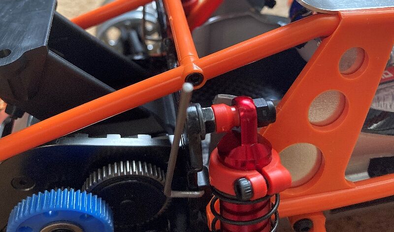 京商 ターボオプティマ + ジャベリンへの換装パーツセット 京商 (ターボ)オプティマ ジャベリン用ゴールドアルミパーツセット