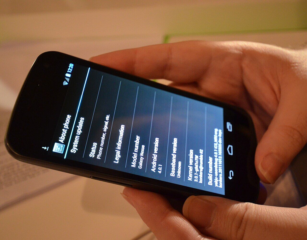 Galaxy Nexus hands-on