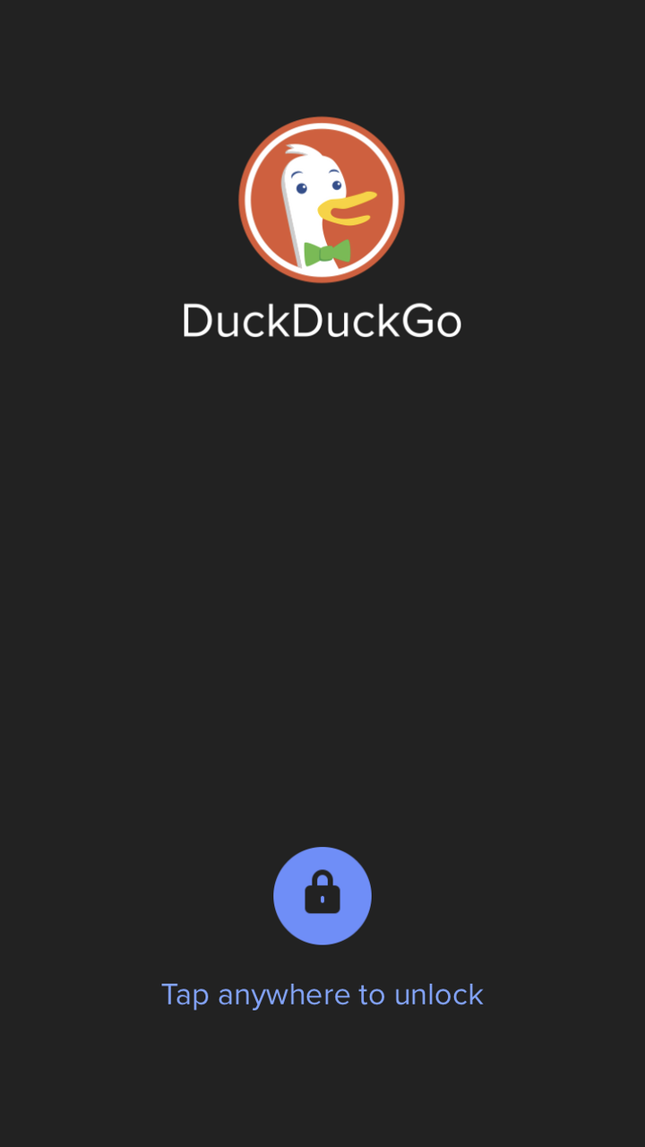 DuckDuckGo Privacy Browser:Touch IDやFace IDで起動をロック可能 - 4