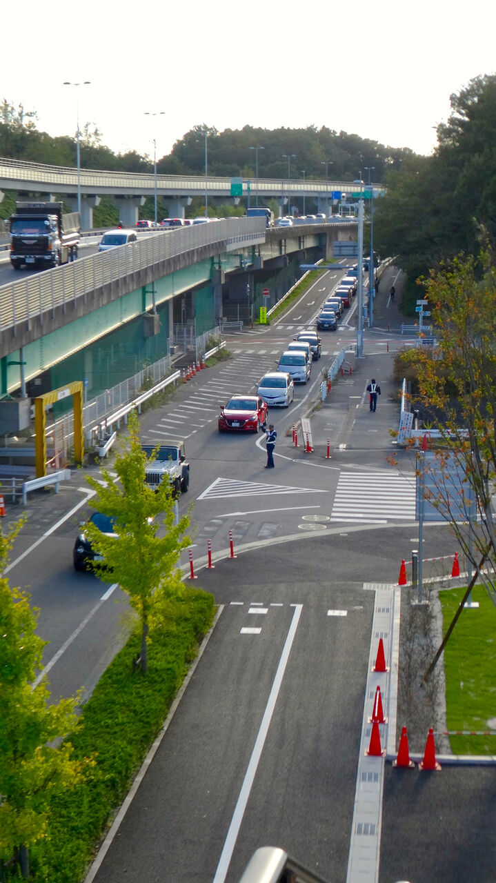 オープン1ヶ月後でも大勢の人で賑わう「IKEA長久手」 - 7:駐車場待ちの行列