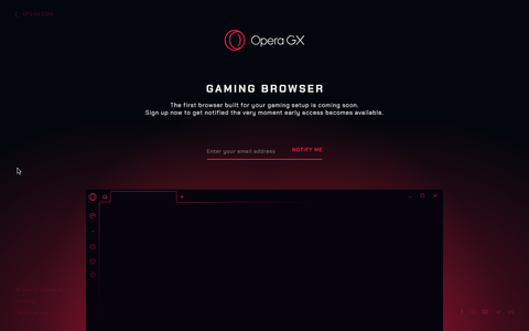 Operaがゲーマー向けPCブラウザ「Opera GX」のリリースを予告！（追記あり）