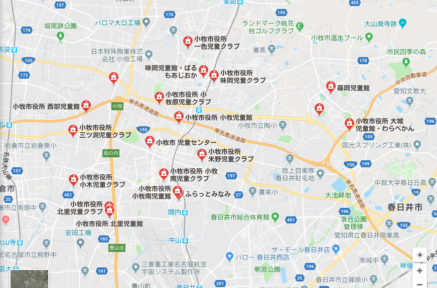 小牧市内の児童館・児童クラブ一覧