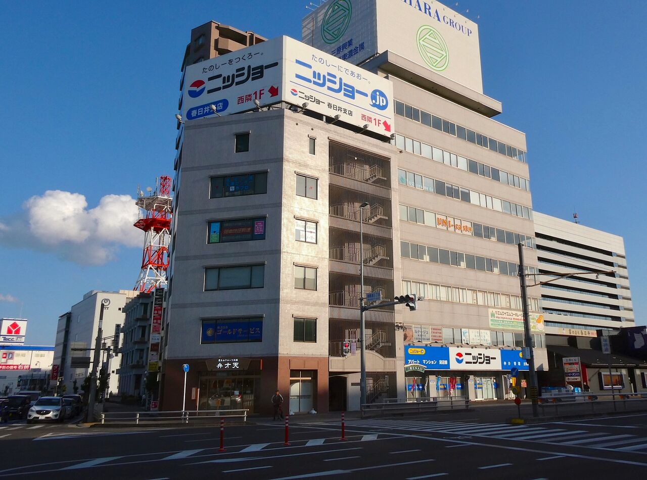 春日井にあるビル「ザ・ペンタゴン」