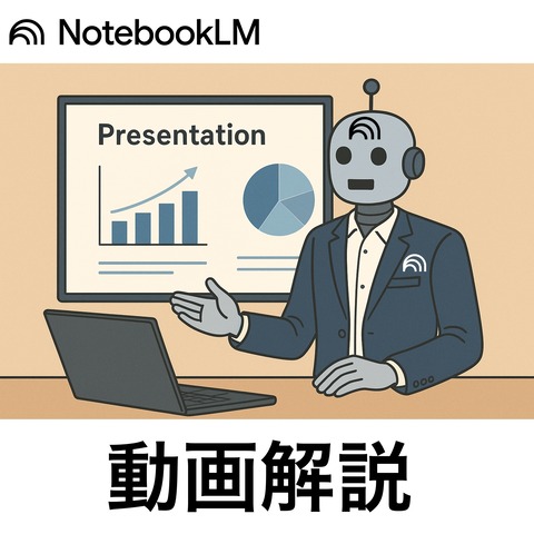 NotebookLMの動画解説が日本語対応したので試してみた。