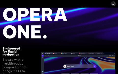 Operaが正式版「Opera One」リリース