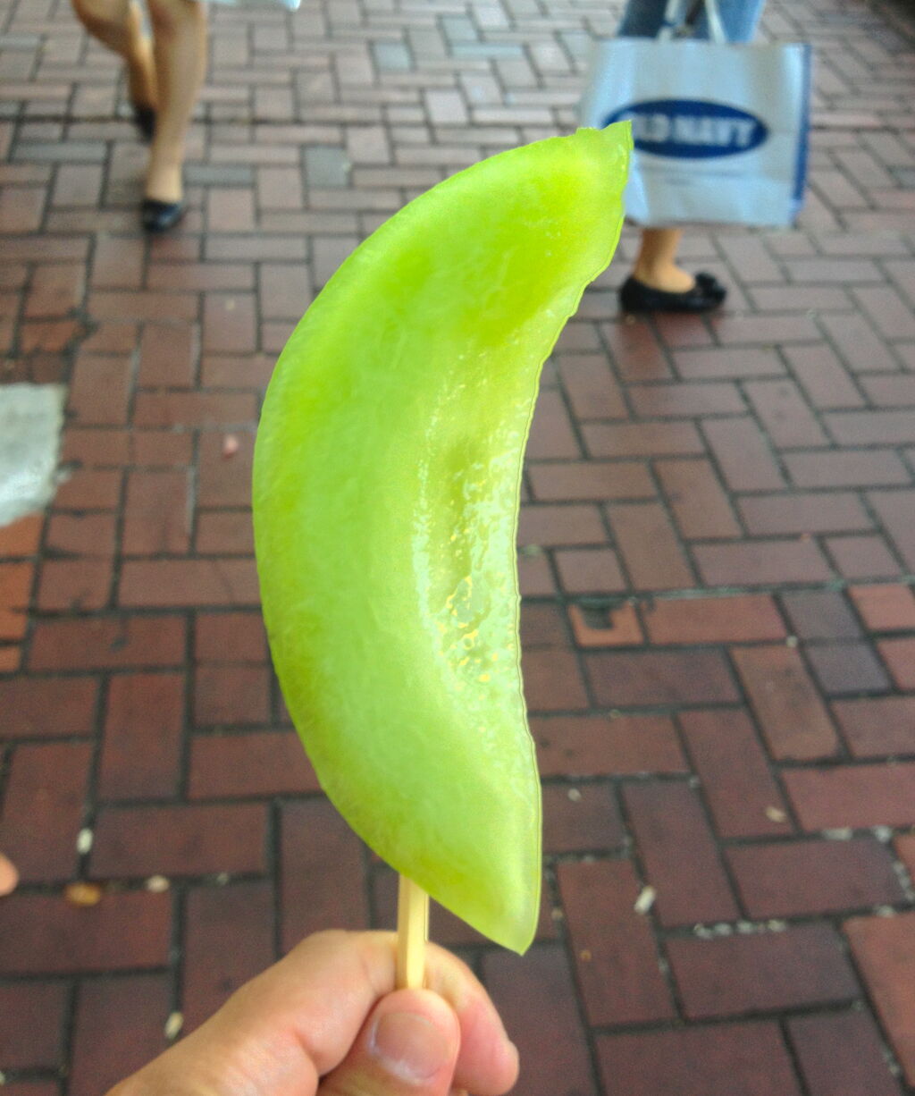 栄ふんすいビヤフェスタ:冷やしメロン