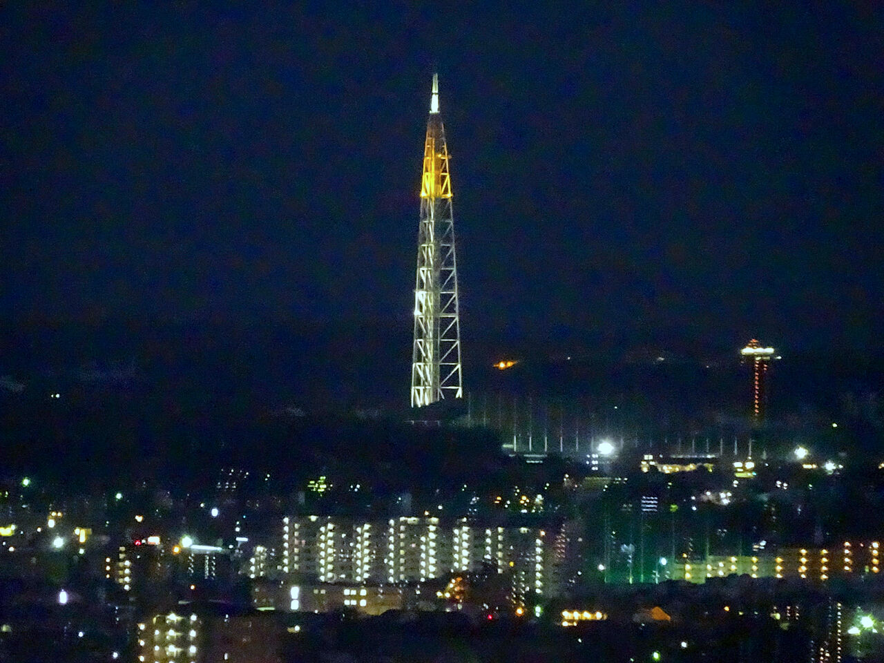 スカイワードあさひ No - 098:展望室からの夜景(瀬戸デジタルタワー)