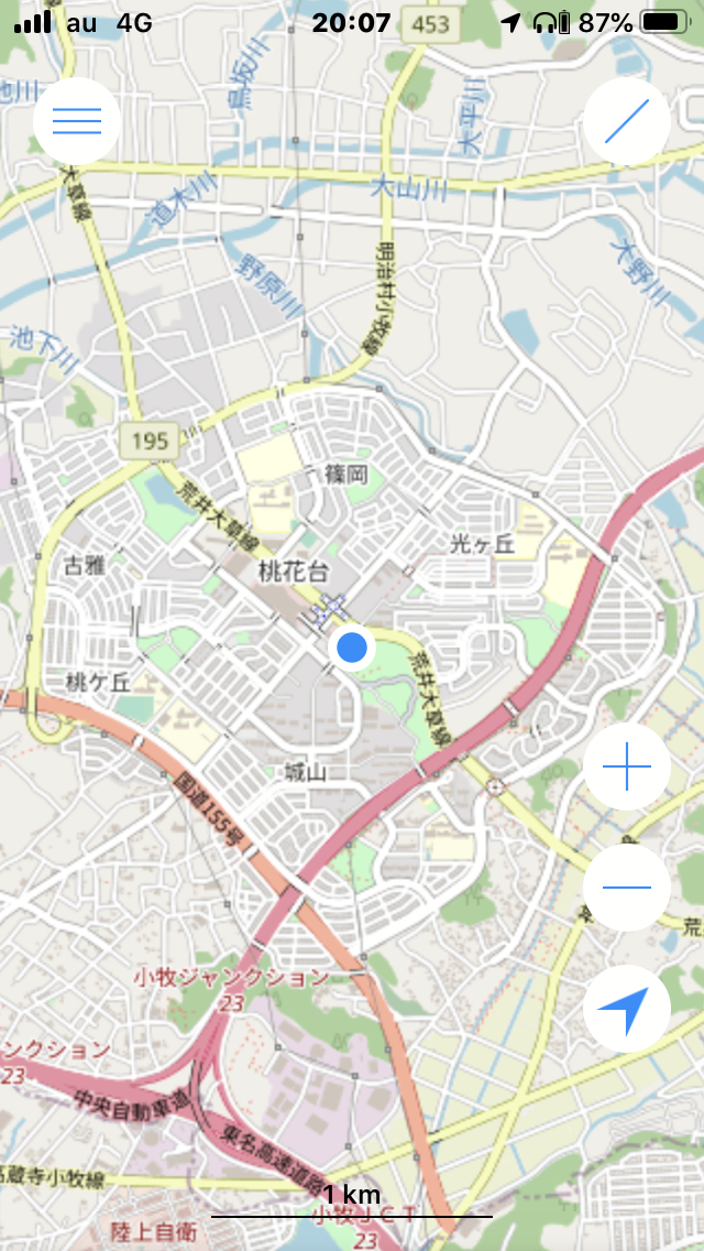 OpenStreetMapが使えるシンプルな地図アプリ「OSMaps」- 3