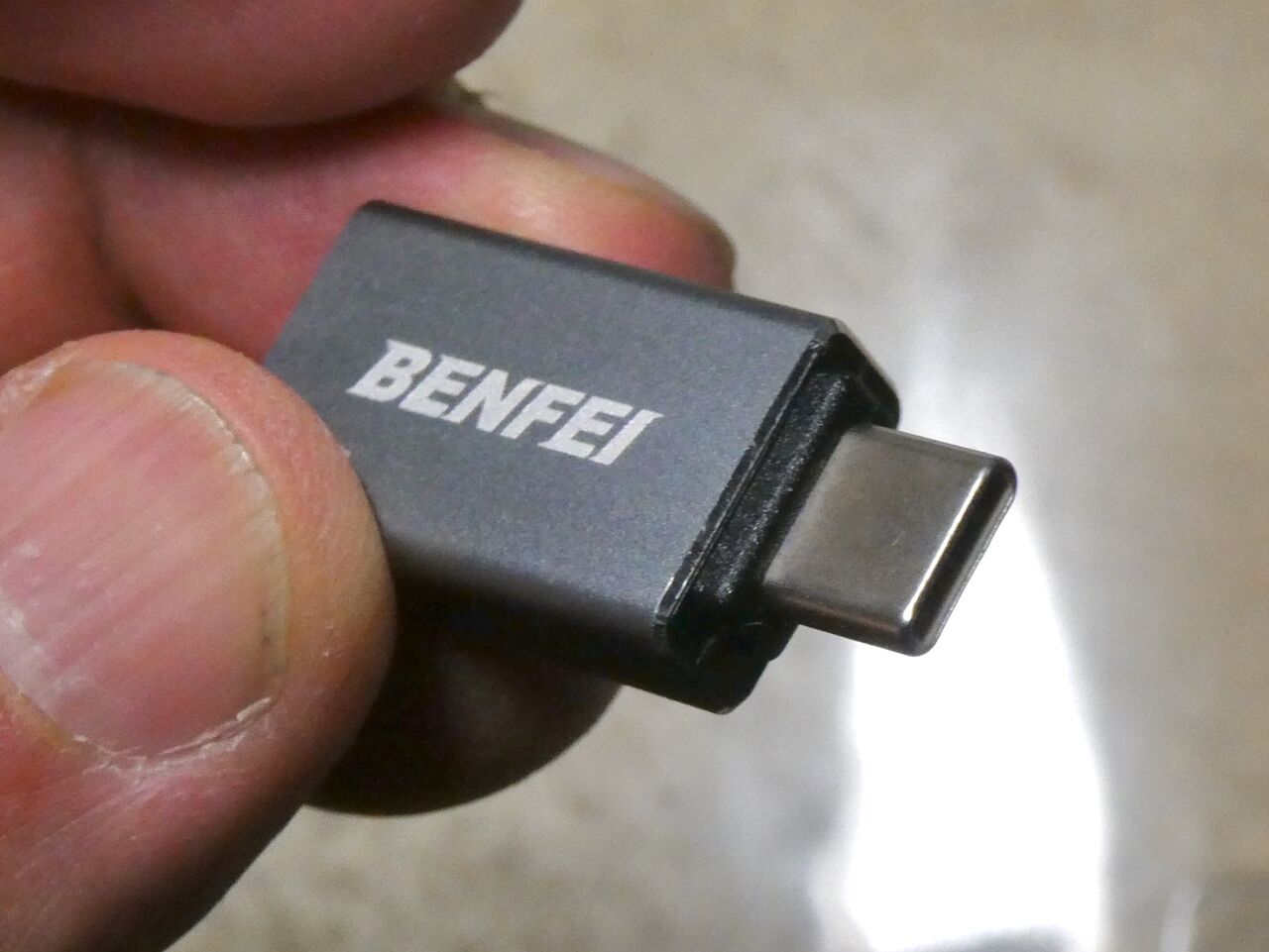 BENFEIのUSB type-C to USB type-A（USB 3.0）アダプタ - 5
