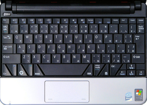 DELL Inspiron Mini 10キーボード案