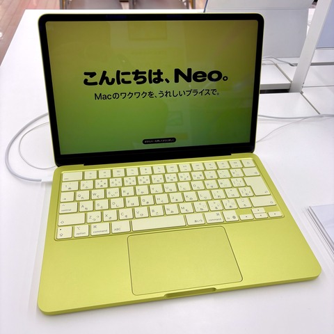 Macbook Neoを触ってきた！