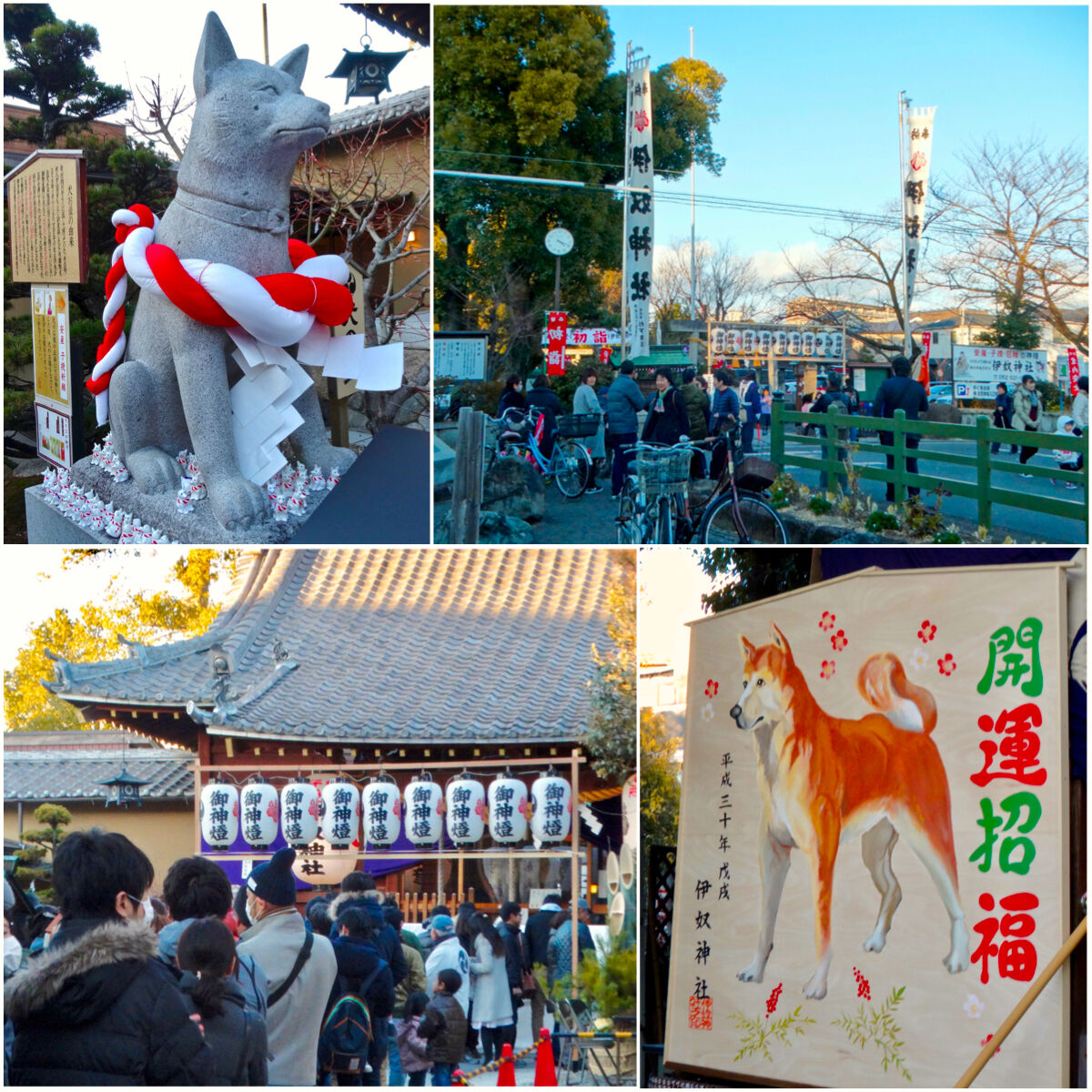 戌年で賑わう2018年正月の「伊奴（いぬ）神社」 - 41