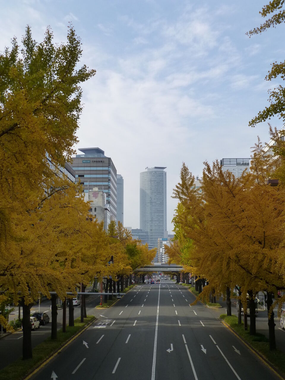 20121127桜通(名古屋駅付近)
