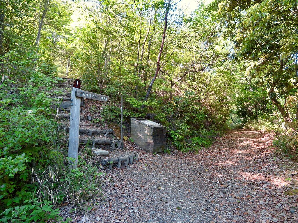 Entrance of mountain trail of Mount Nishitakamori
