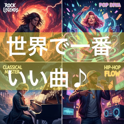 自分が選ぶ「世界で一番いい曲」♪