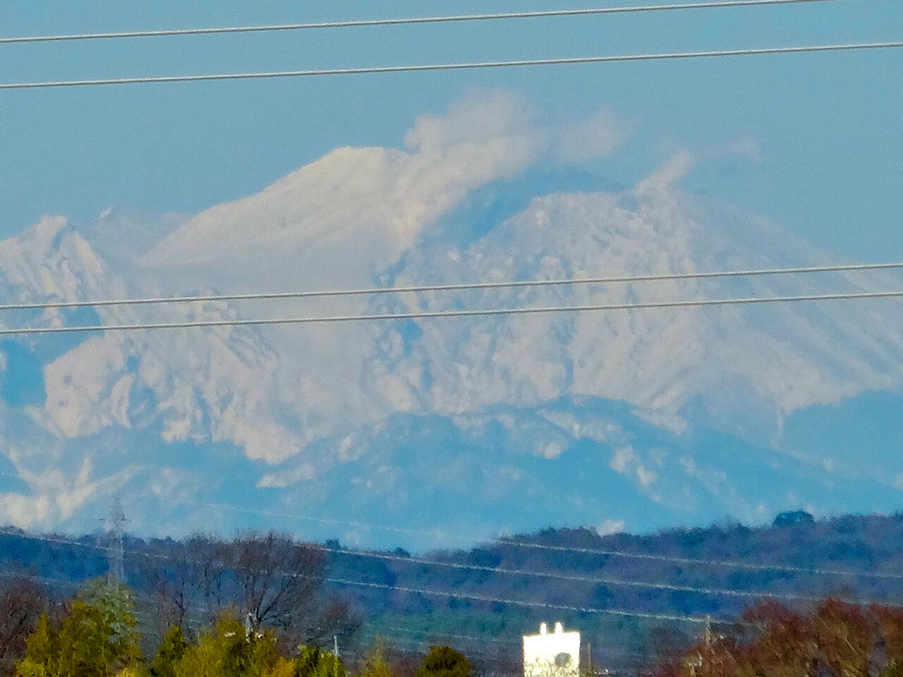 落合公園 水の塔から見えた御嶽山 - 6