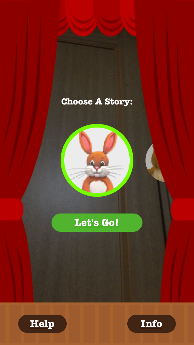 ARでパペット人形が楽しめる「YoPuppet」- 2:キャラ選択画面