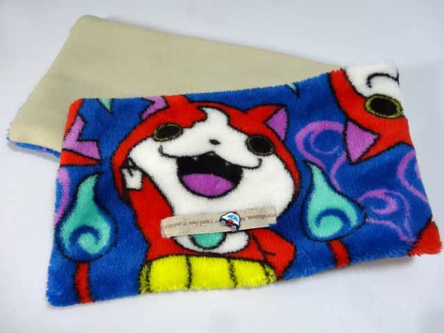 もふもふジバニャン生地でマフラーを作るにゃん 簡単手作り