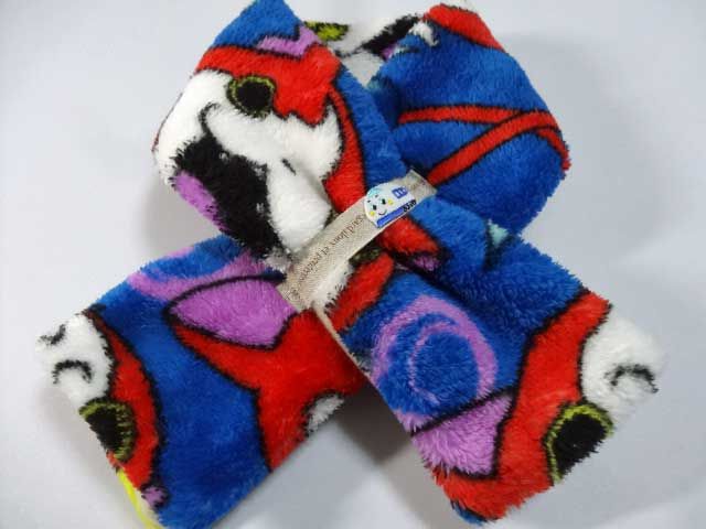 もふもふジバニャン生地でマフラーを作るにゃん 簡単手作り