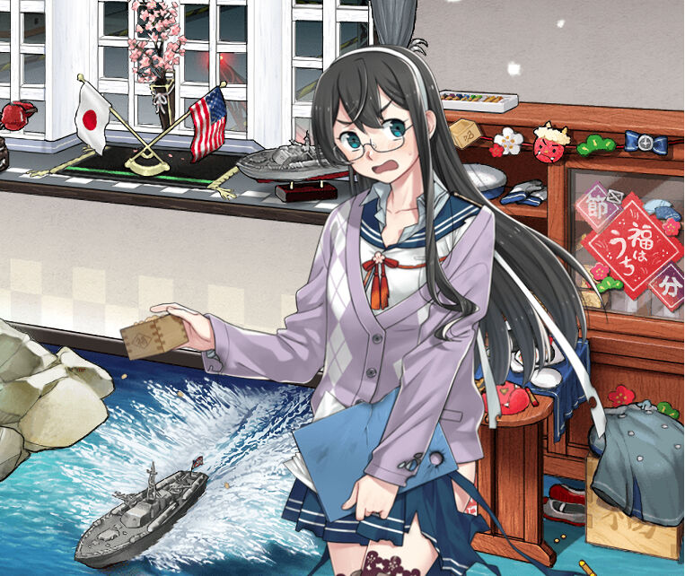 艦これ ウィークリー 節分拡張任務 節分作戦二 二二 全力出撃 臼猫のお腹ねこパンチ