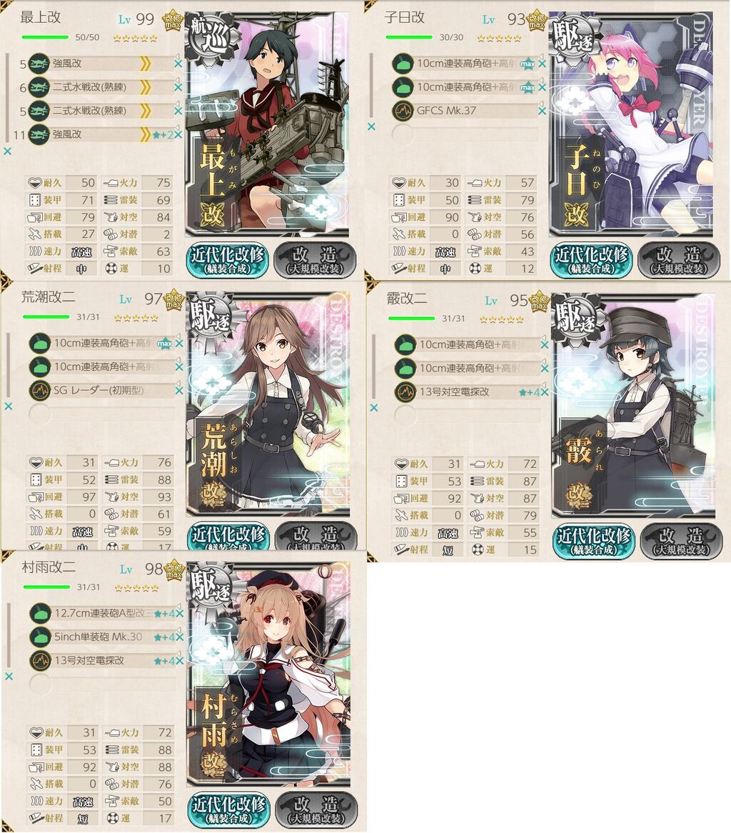 艦これ ２０晩秋イベ ｅ３ ３甲 ボスマス ルート出現ギミック 臼猫のお腹ねこパンチ