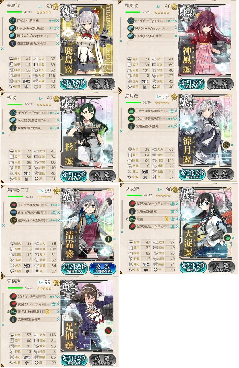 艦これ】25秋 E4-4甲戦力ゲージ3 Dace堀り : 臼猫のお腹ねこパンチ