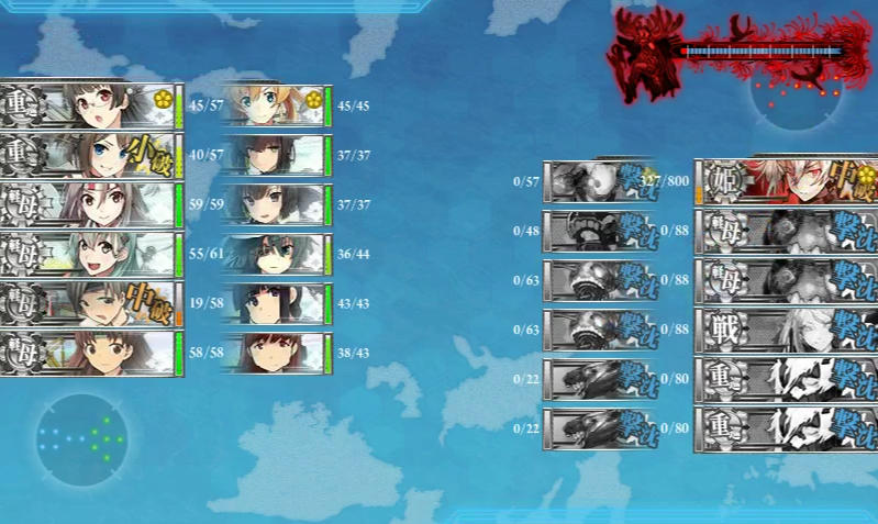 ２０１８冬イベ ｅ７丁ｉｏｗａ堀り その２ ｅ５甲浜波堀 臼猫のお腹ねこパンチ