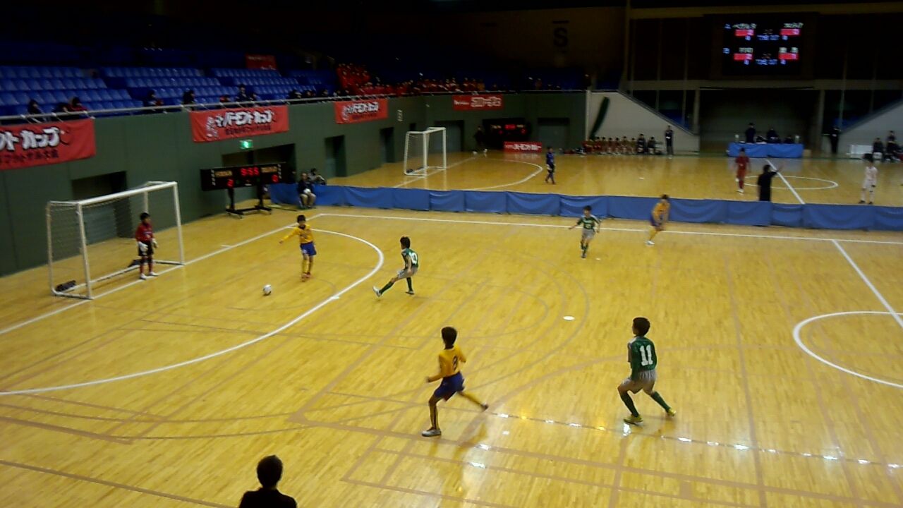 速報 バーモントカップ決勝トーナメント準々決勝 ベガルタ仙台ジュニア Vs フロンティアトルナーレfc U 12 日々是 九州少年フットサル