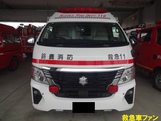 鈴鹿市消防本部の3代目後期型パラメディック（R.4年度配備車両
