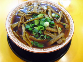 4中華そば並をシナチク増量