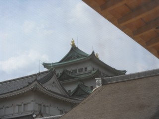 本丸御殿から見える大天守
