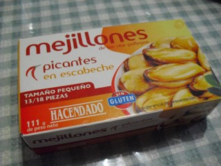 mejillones picantos en escabenche